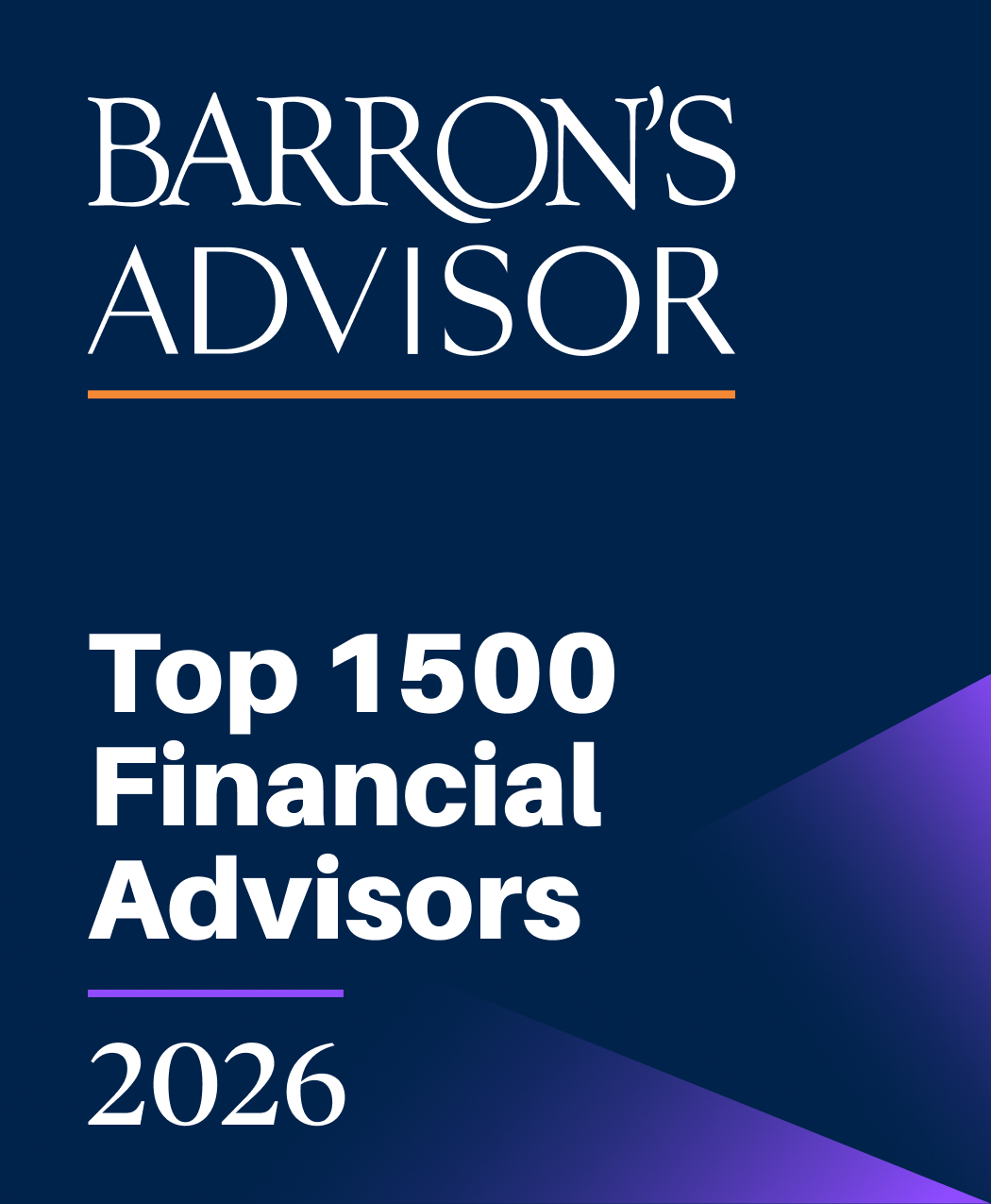 Barrons - Top 1500 Financial Advisors - Verticle - 2026